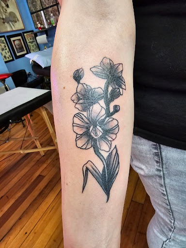 Explore july birth tattoo ideas, creative tattoo ideas in Saint Louis, available at Self Inflicted Studios