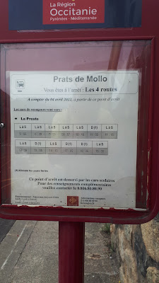ARRET D'AUTOBUS "LES 4 ROUTES" à Prats-de-Mollo-la-Preste