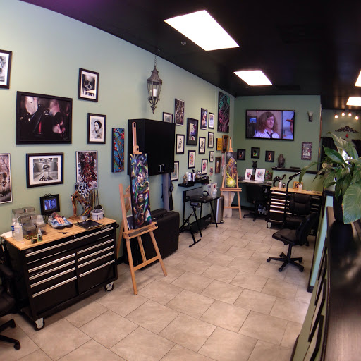 Find best half sleeve tattoo ideas for your next unique tattoo in Fontana at Dark Hearts Tattoo Gallery