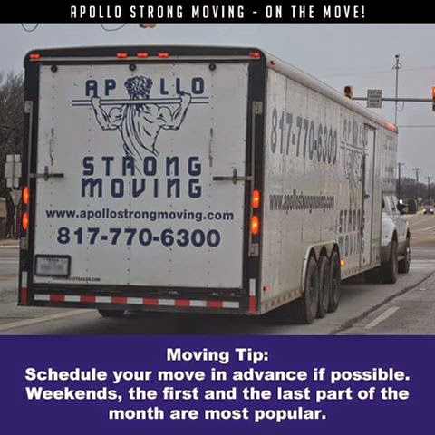 Moving Company «APOLLO STRONG MOVING», reviews and photos, 7825 S Cooper St, Arlington, TX 76001, USA