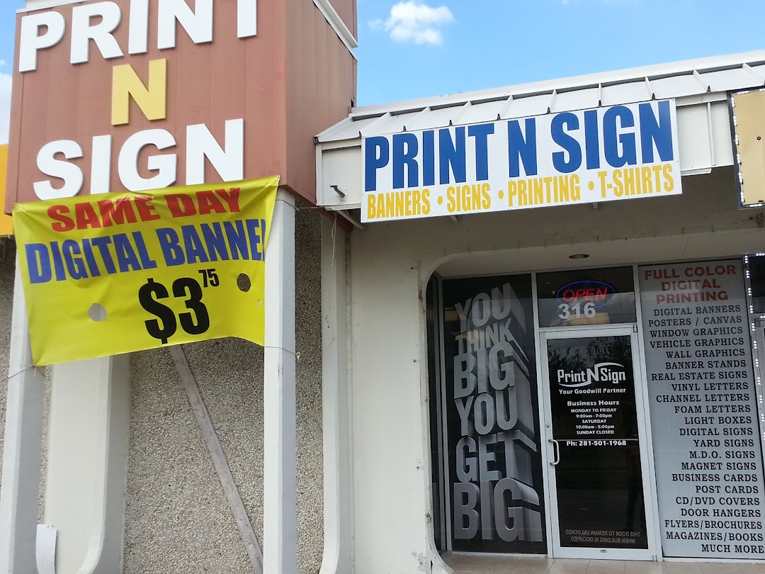 Print N Sign - Houston, Texas