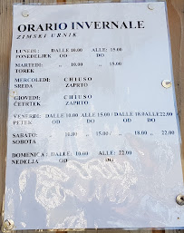 Restaurant italien Trattoria Al Pozzo di Gustini Pierpaolo à San Lorenzo (la carte)