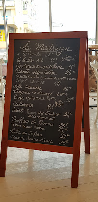 La Madrague à Valras-Plage menu