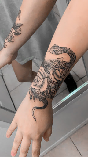Explore tribal bear tattoo ideas, creative tattoo ideas in Houston, available at Master Ink Loco