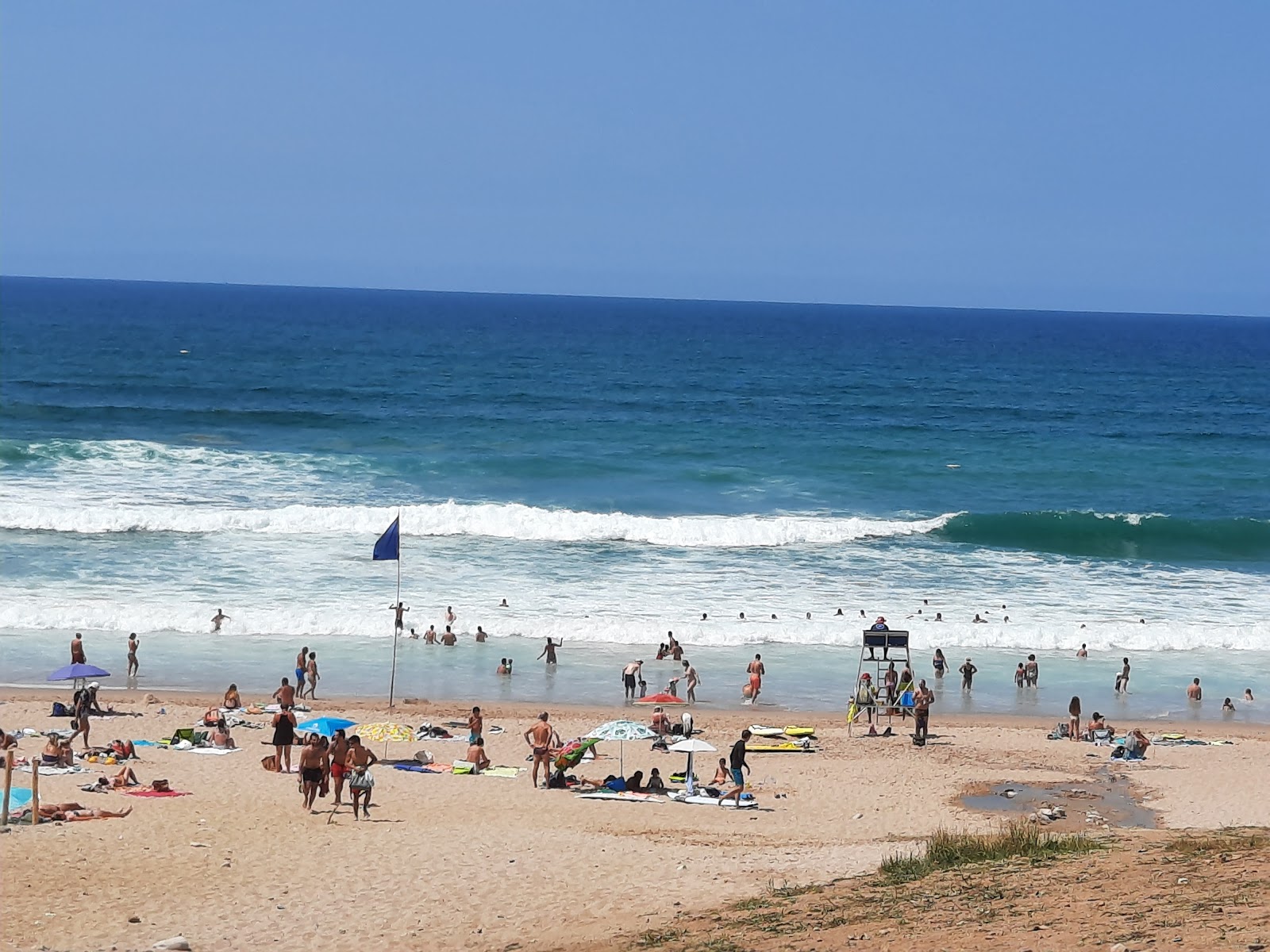 Foto von Bidart Strand mit gerader strand