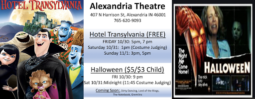 Movie Theater «Alex Theatre», reviews and photos, 407 N Harrison St, Alexandria, IN 46001, USA