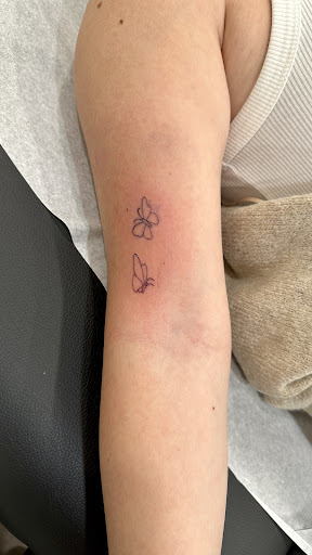 Explore music tattoo ideas for females, creative tattoo ideas in Oxford, available at The Beauty Mark, LLC