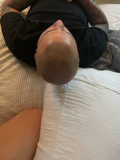 Explore bear sleeve tattoo ideas, creative tattoo ideas in Roseville, available at NuHair Ink. Scalp MicroPigmentation & Aesthetic Clinic of Sacramento