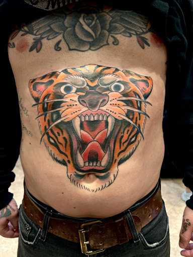 Explore linework tattoos ideas, creative tattoo ideas in Staten Island, available at A Touch of Art Tattoo Studio