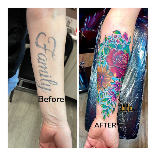 Explore tattoo ideas ear, creative tattoo ideas in Omaha, available at Inkfu Tattoo Studio