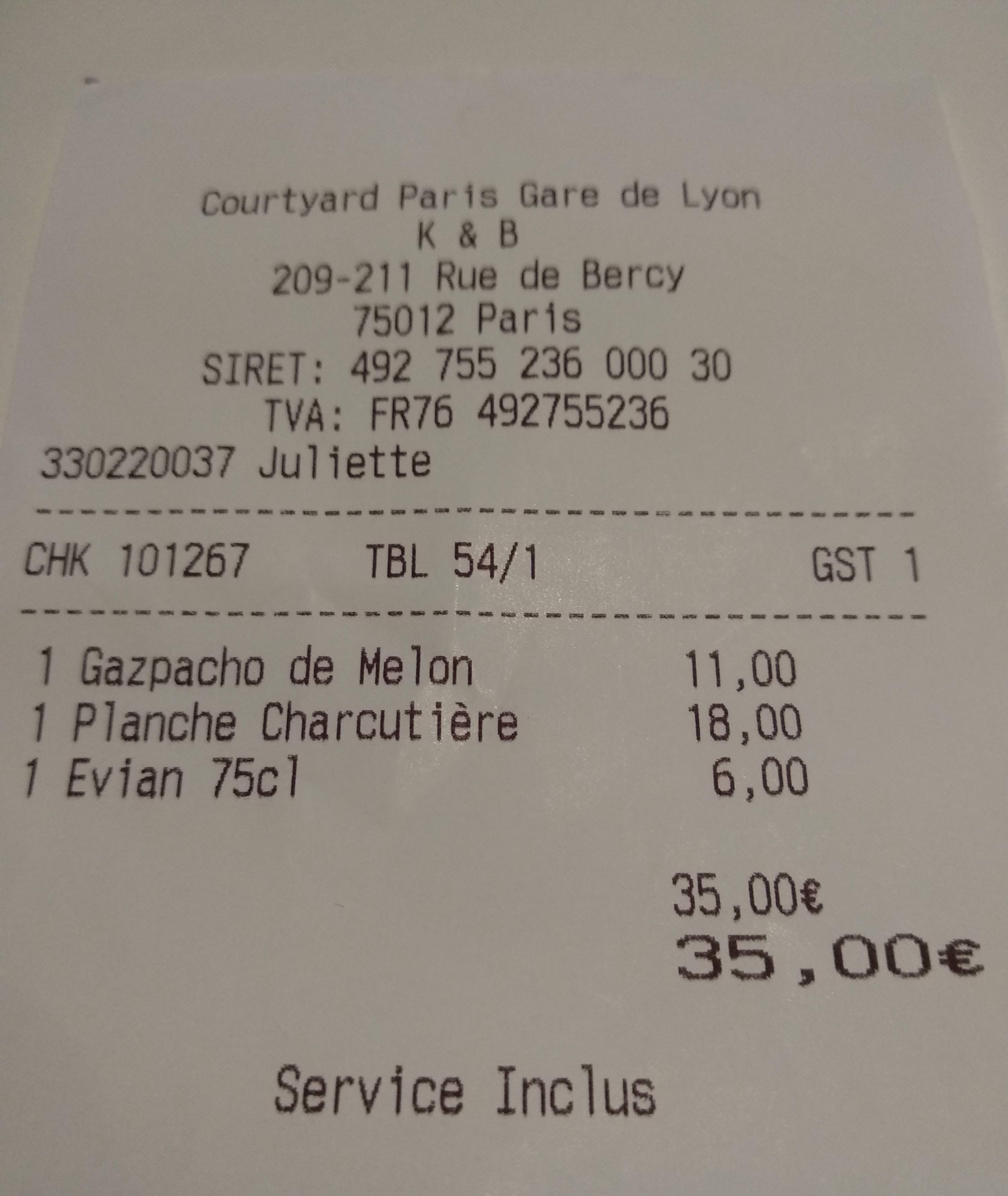 Photo n° 1 de l'avis de Joan.a fait le 28/07/2019 à 20:00