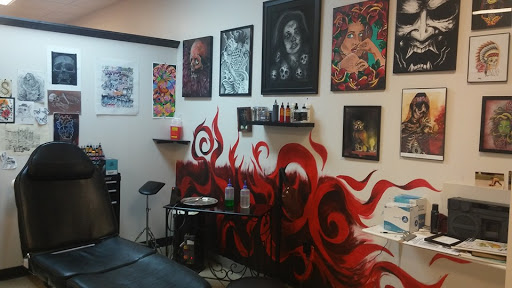 Explore cover up tattoo ideas on arm, creative tattoo ideas in Flint, available at Black Eye Social Club Tattoo