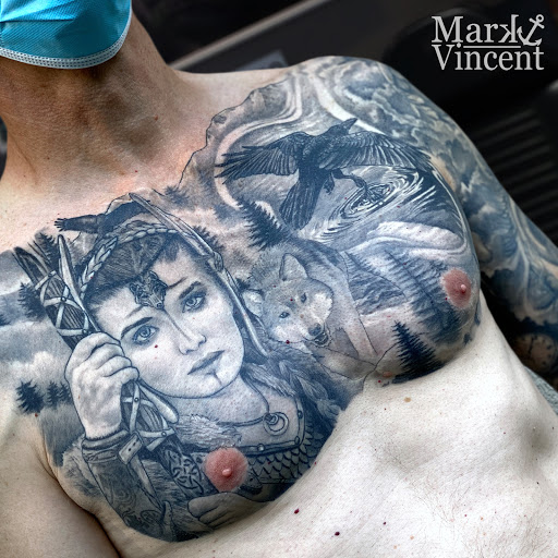 Explore spider web tattoo ideas, creative tattoo ideas in Downingtown, available at Iconic Tattoo Co