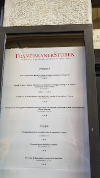 Franziskanerstuben à Bolzano menu