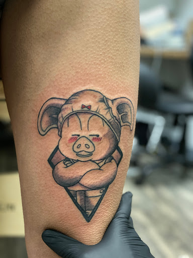 Explore butterfly name tattoo ideas, creative tattoo ideas in Goose Creek, available at Red Kirin Tattoo