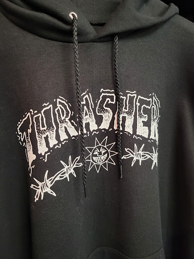 Find tattoo ideas between breast for your next unique tattoo in San Leandro at Orbit Skate and Boutique- Skate Shop & Piercing Shop in San Leandro, CA