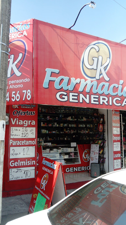Farmacias Genéricas Gk 13 De Abril 809b, Benito Juarez, 82180 Mazatlan, Sin. Mexico