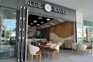 Blue waves cafe image