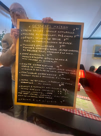Domaine d'Olléac à Paris menu