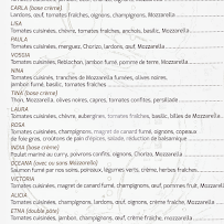 Menu du Le Parm à Lorient