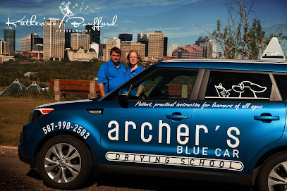 Archer's Blue Car Driving School