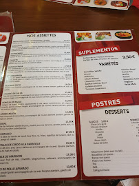 Restaurant colombien El Juanchito à Paris - menu / carte
