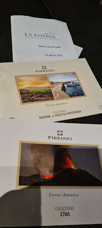 Menu / carte de La Riserva Bistrot - Etna à Verzella
