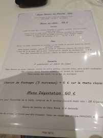 Carte du Restaurant La Croix Blanche à Saint-Brieuc