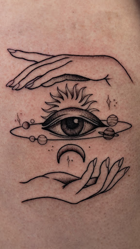 Explore tennis tattoo ideas, creative tattoo ideas in Arlington, available at Benchmark Tattoos