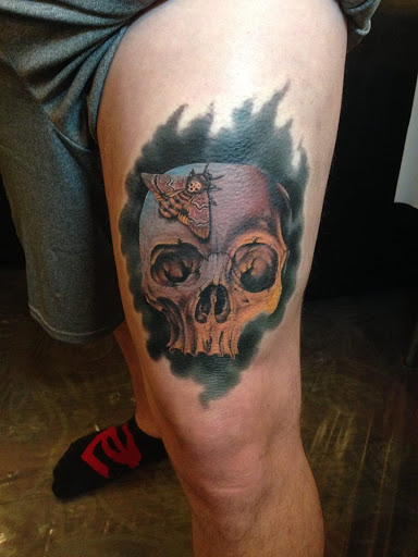 Explore tattoo ideas for collarbone, creative tattoo ideas in Atlanta, available at Empyrean Tattoo Studio