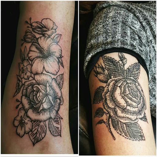 Explore blackbear tattoo ideas, creative tattoo ideas in Los Angeles, available at Monkey Face Tattoos