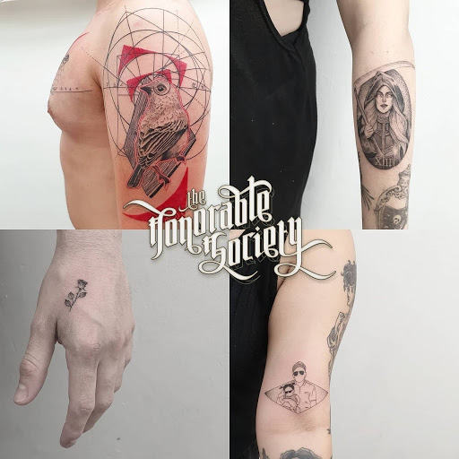 Explore weed leaf tattoo ideas, creative tattoo ideas in West Hollywood, available at The Honorable Society Tattoo Shop