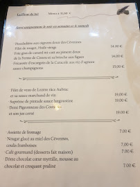 Restaurant La Fleur de Sel à Alès (la carte)