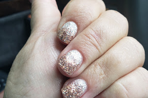 Pink Rose Nails