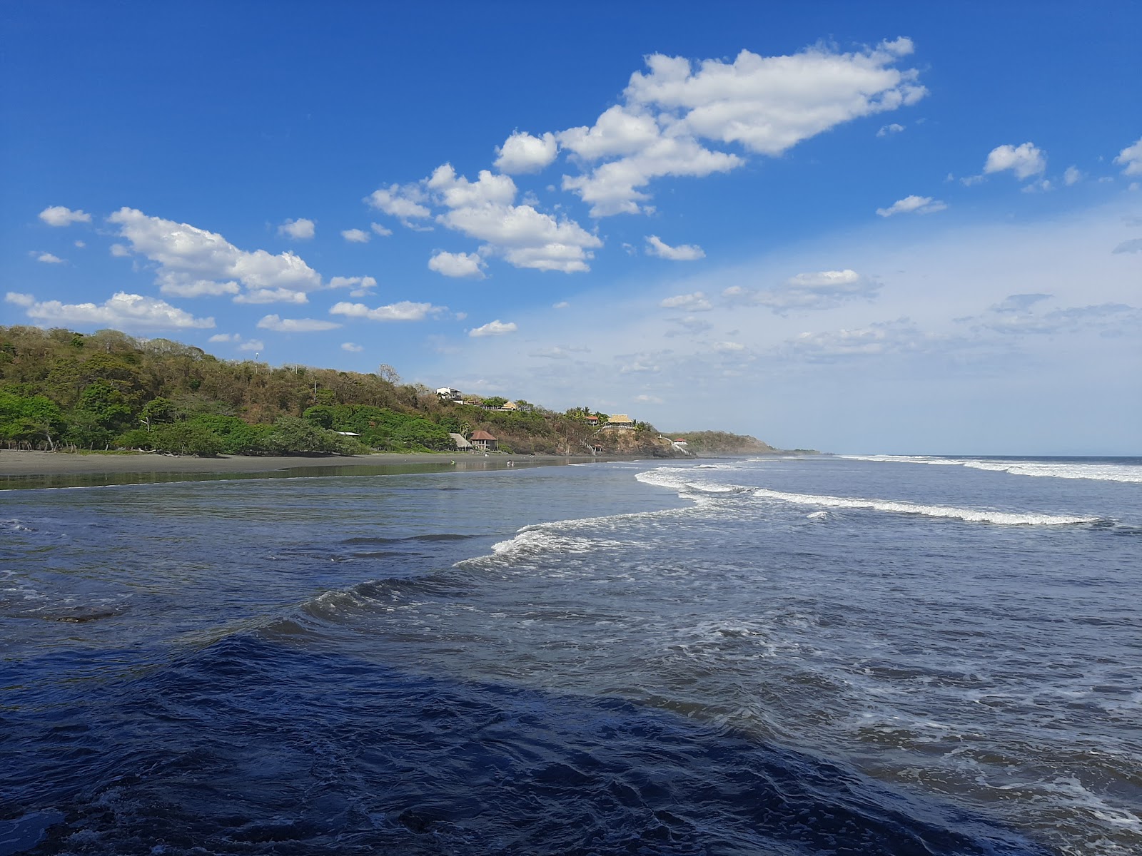 Foto de El Carrizal beach con costa recta y larga