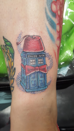 Explore fairy sleeve tattoo ideas, creative tattoo ideas in Three Rivers, available at Portfolio Ink, LLC