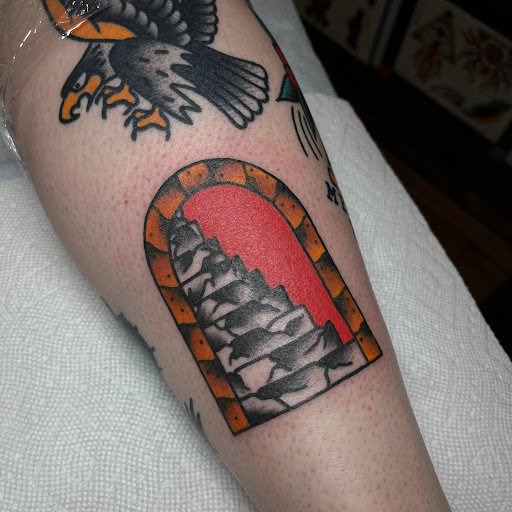 Explore physics tattoo ideas, creative tattoo ideas in Glenside, available at Yellow Rose Tattoo