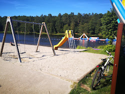 Plage Haspelschiedt'in fotoğrafı düz bir kıyı şeridi ile birlikte