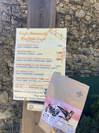 Menu / carte de Res'Arti café à Saint-Ferréol-Trente-Pas