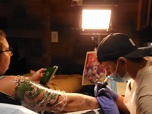 Explore warhammer 40k tattoo ideas, creative tattoo ideas in Miami Beach, available at Salvation Tattoo Lounge