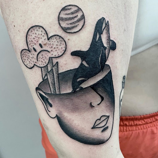 Explore cherokee tattoo ideas, creative tattoo ideas in Buffalo, available at True Gloom Tattoo Studio