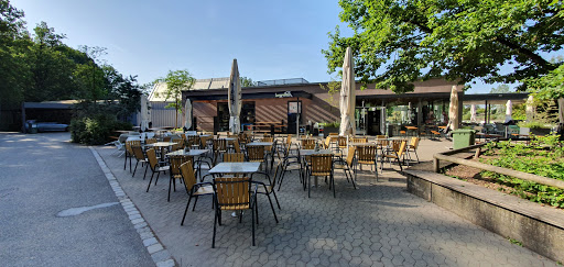 Pavillon am Delfinarium, im Tiergarten Nürnberg