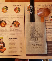 MIC RAMEN Genova à Genoa menu