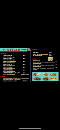 A & S kebab à Mouchard carte