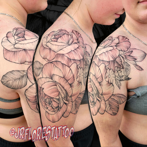 Explore 3 initial tattoo ideas, creative tattoo ideas in Caldwell, available at Blue Ring Studio Tattoo & Piercing