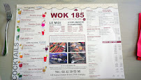 WOK 185 à Gravigny menu
