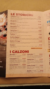 Menu / carte de La Mediterranea à Formigine