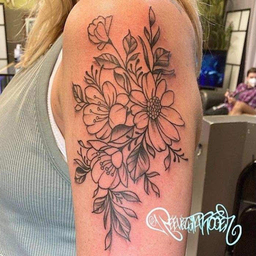 Explore statue tattoo ideas, creative tattoo ideas in Jupiter, available at Moth And Moon Tattoo