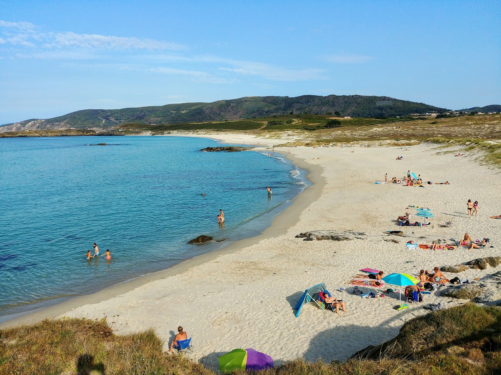 Foto av Praia de Santa Comba med flera långa vikar