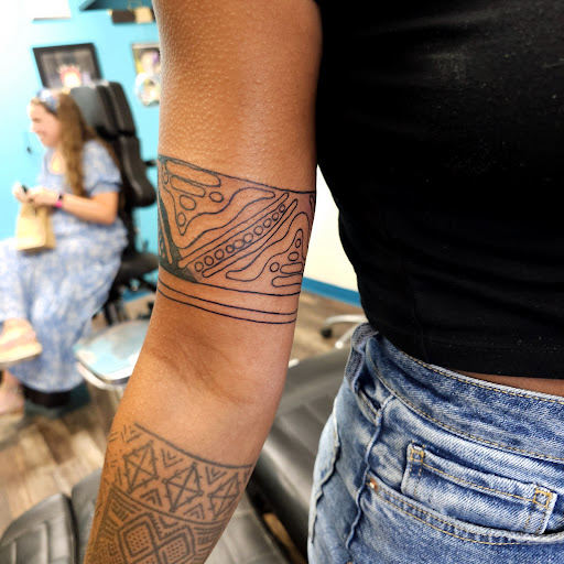 Explore godspeed tattoo ideas, creative tattoo ideas in Traverse City, available at Pinups & Needles